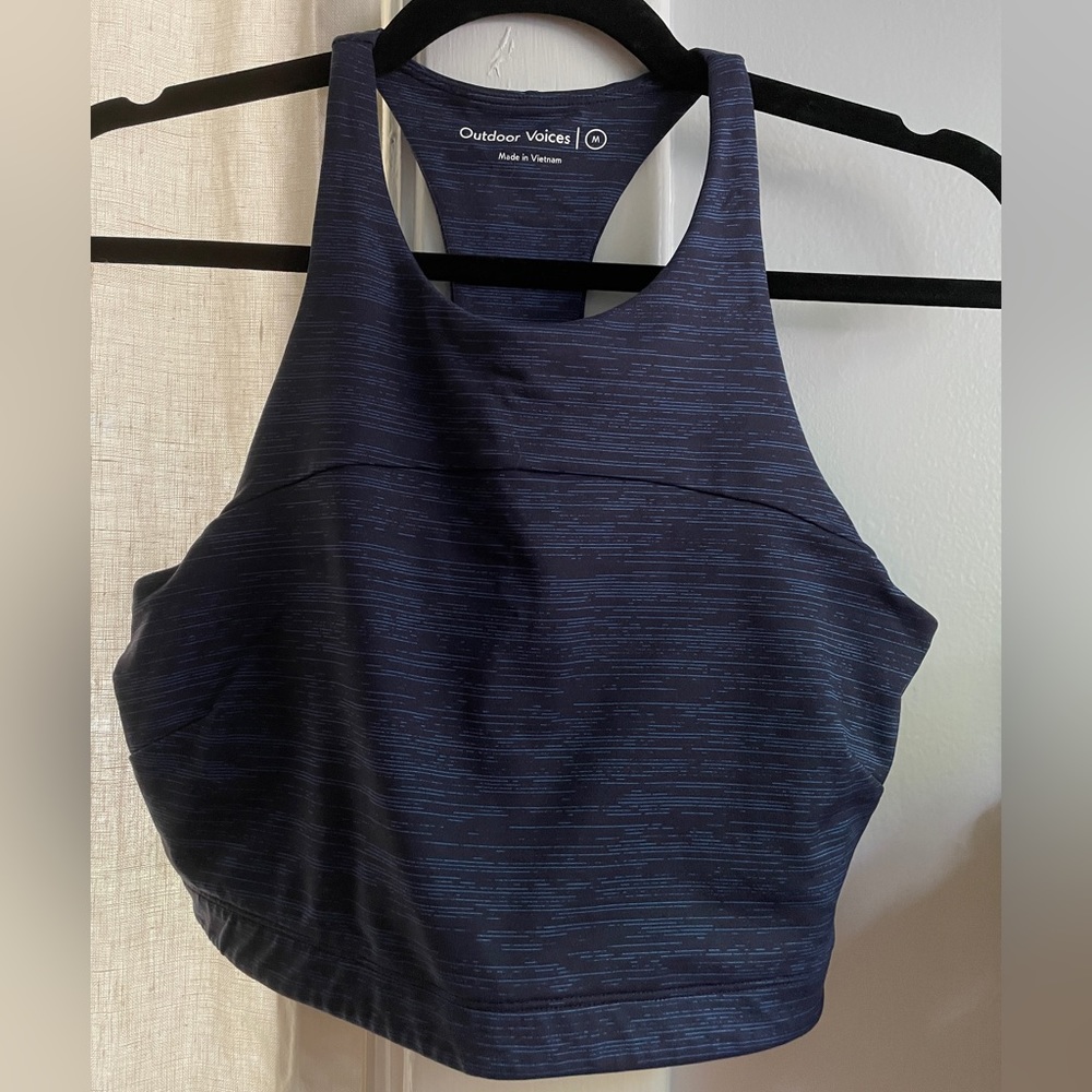 Outdoor Voices Athena high-neck sports bra